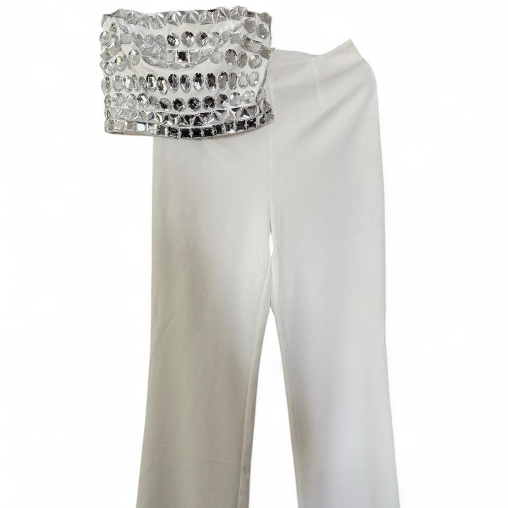 Elegant new Valentine White Women's Pants set